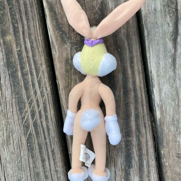 LOONEY TOONS SPACE JAM VINTAGE 1996 BABS BUNNY PLUSH FIGURE TOY - Picture 2 of 6